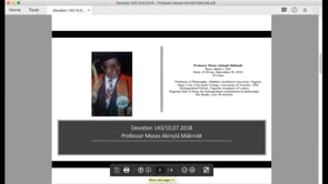 Professor Moses Akinọlá Mákindé