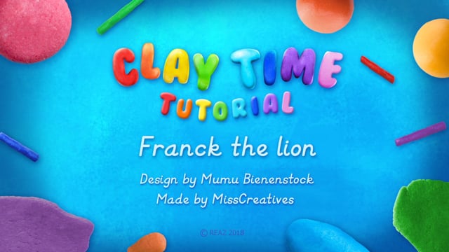 Clay Time_Franck the Lion_Tutorial