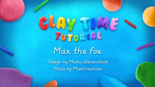 Clay Time_Max the Fox_Tutorial