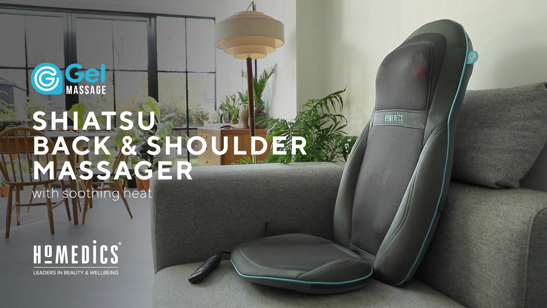 Review : HoMedics Back Massage Gel Shiatsu 2 in 1 Back and Shoulder Massage  with Technogel