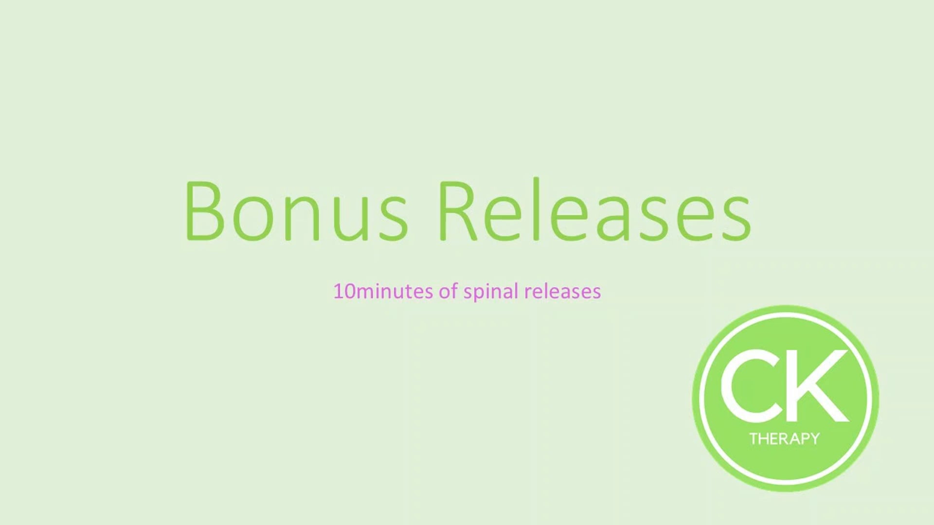 Extra Releases