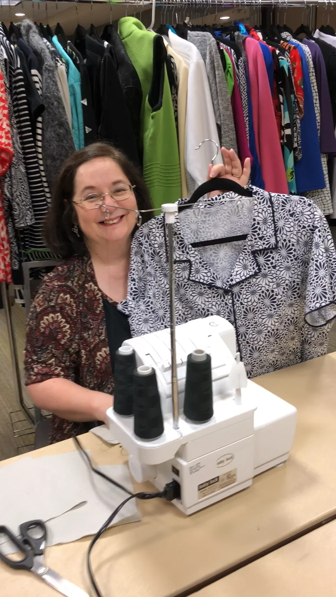 How to turn a corner on a serger on Vimeo