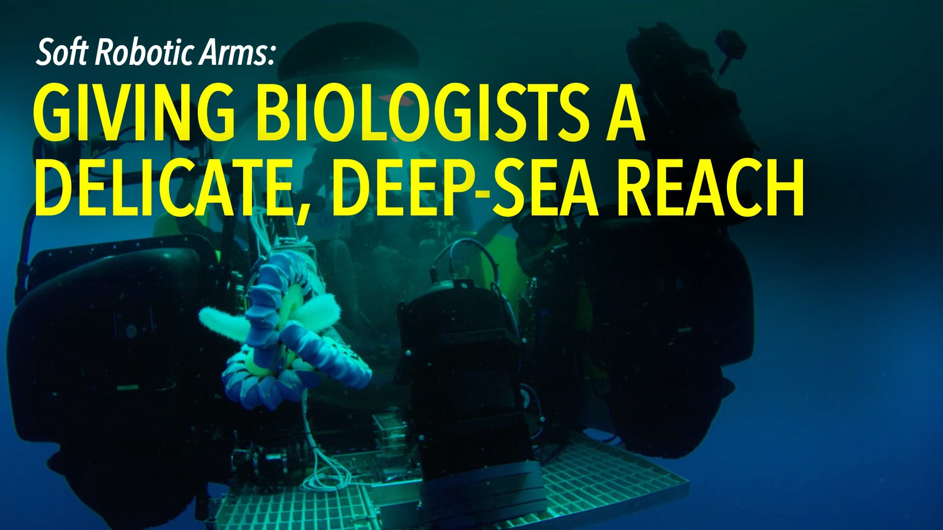 Soft Robotic Arms: Giving Biologists a Delicate, Deep-sea Reach