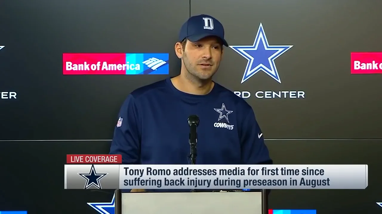 Tony Romo From Undrafted Quarterback to Dallas Cowboys Legend ¦ A Football  Life on Vimeo