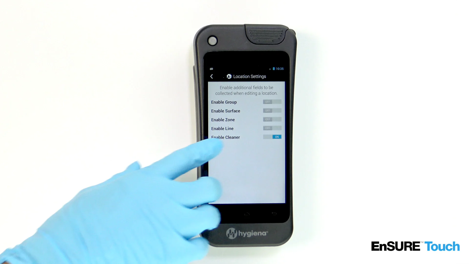 EnSURE® Touch. Cómo añadir y utilizar Localizaciones