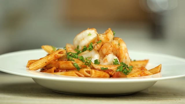 Garlic Shrimp Pasta