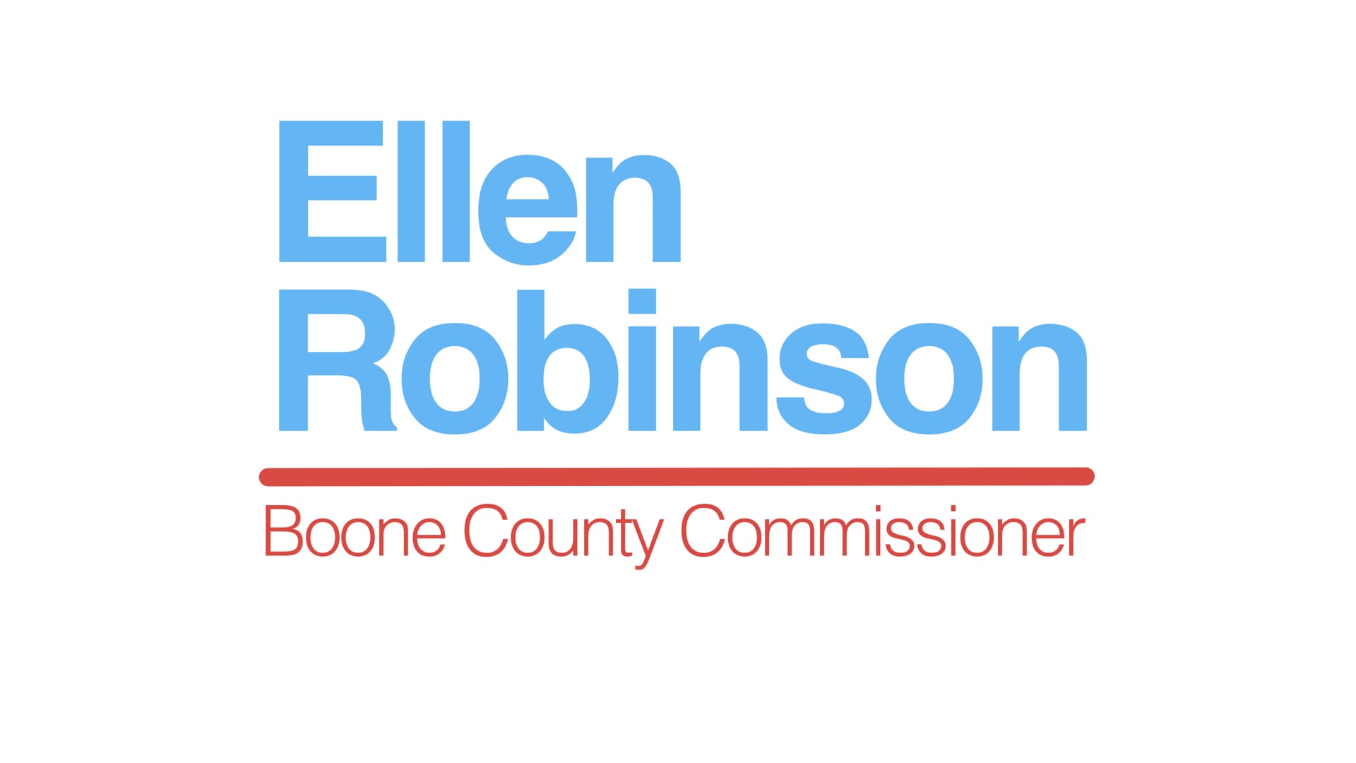Ellen Robinson for Boone County Commissioner