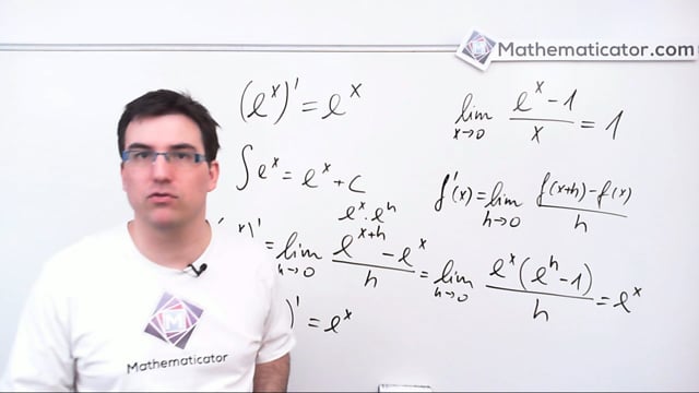 Derivace a integrace exponenciály