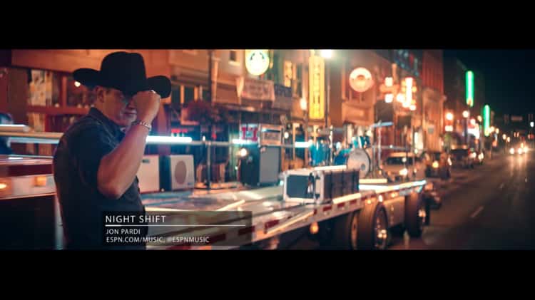 Jon Pardi's Video For Night Shift Debuts Tonight On ESPN - ESPN