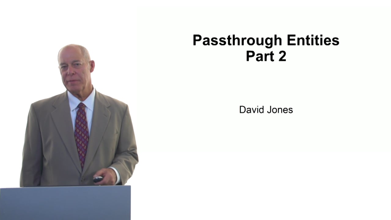 Passthrough Entities Part 2