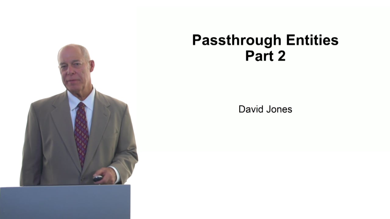 Login to view Passthrough Entities Part 2