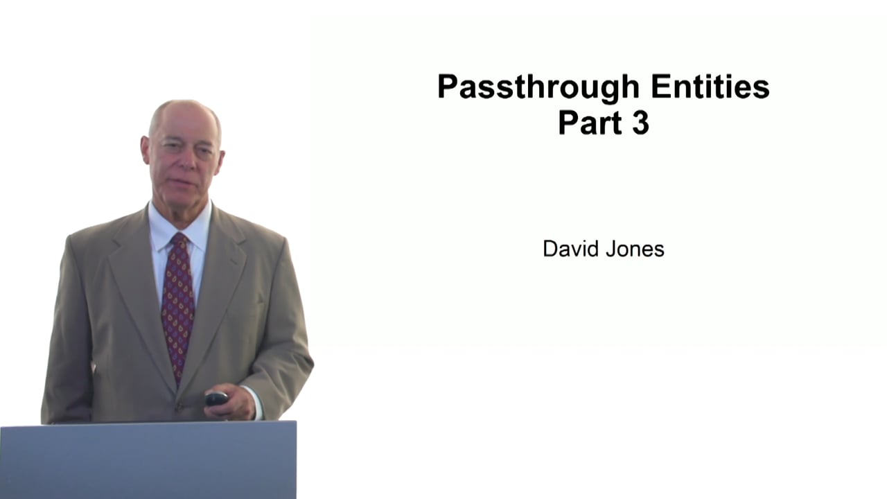 Passthrough Entities Part 3