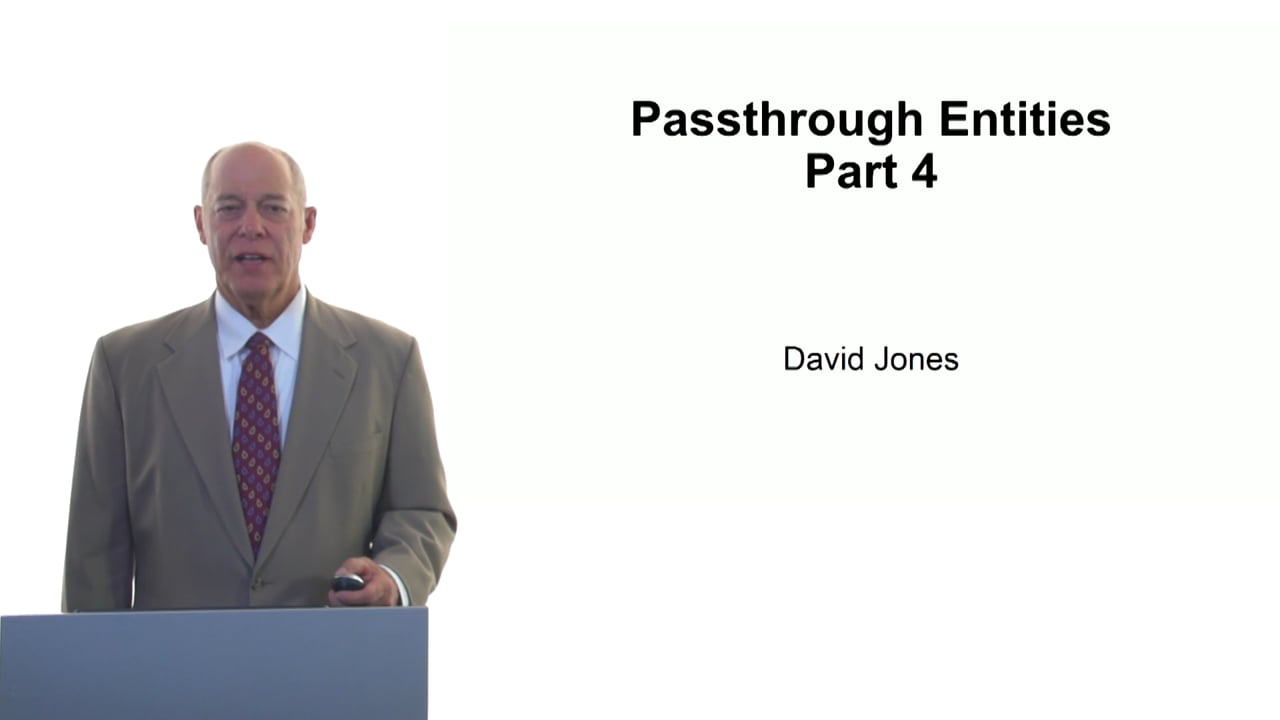 Passthrough Entities Part 4