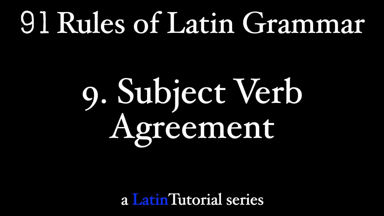 LatinTutorial
