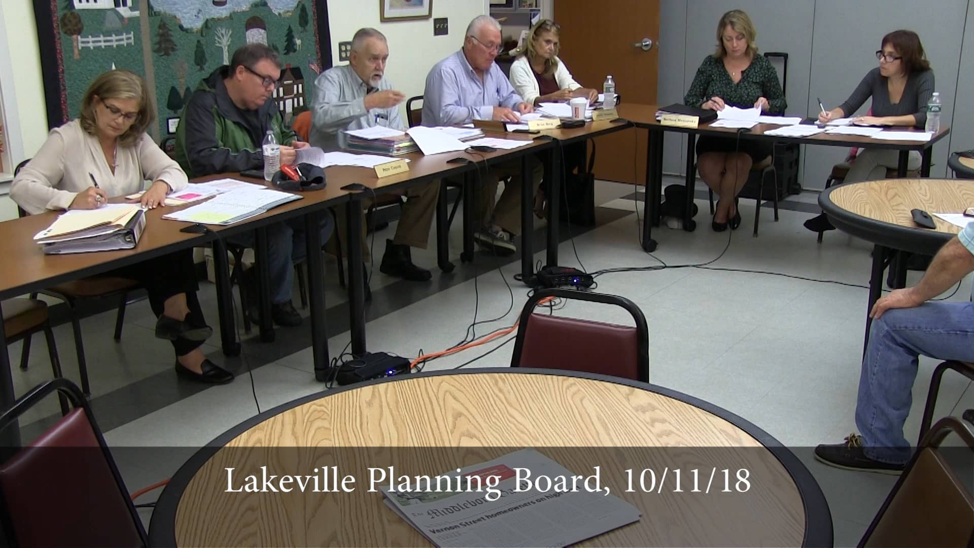 Lakeville Planning Board, 10/11/18 on Vimeo