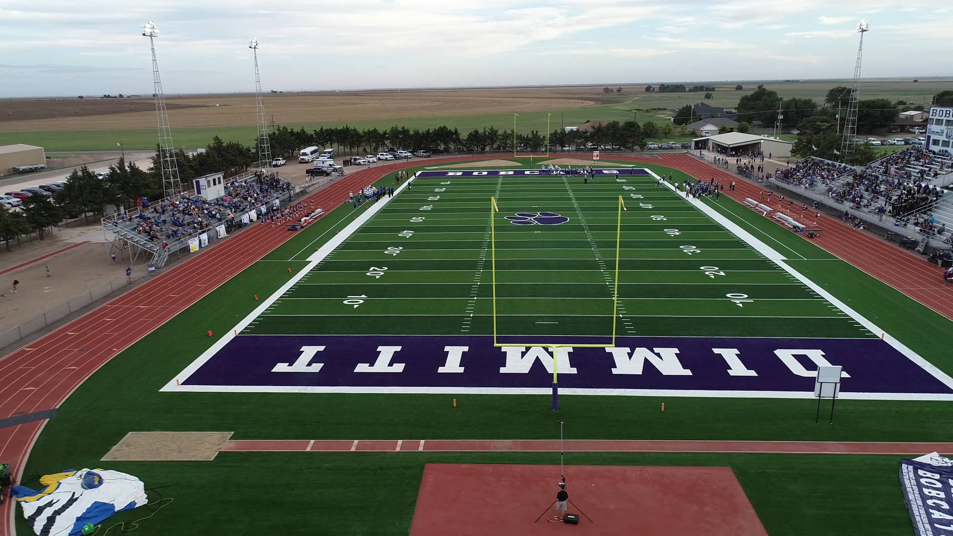 Drone Video: High Above Dimmitt HS New Football Field on Vimeo