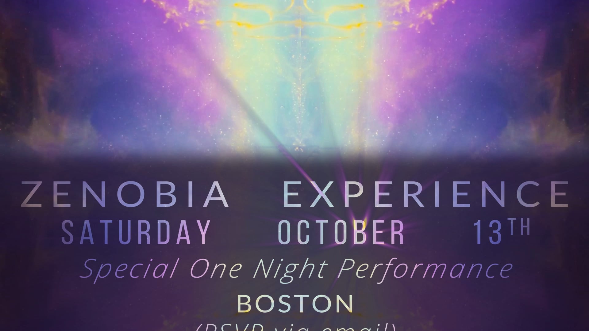 Moving Art & New Music by Zenobia Experience ~ Performance Video Invite I