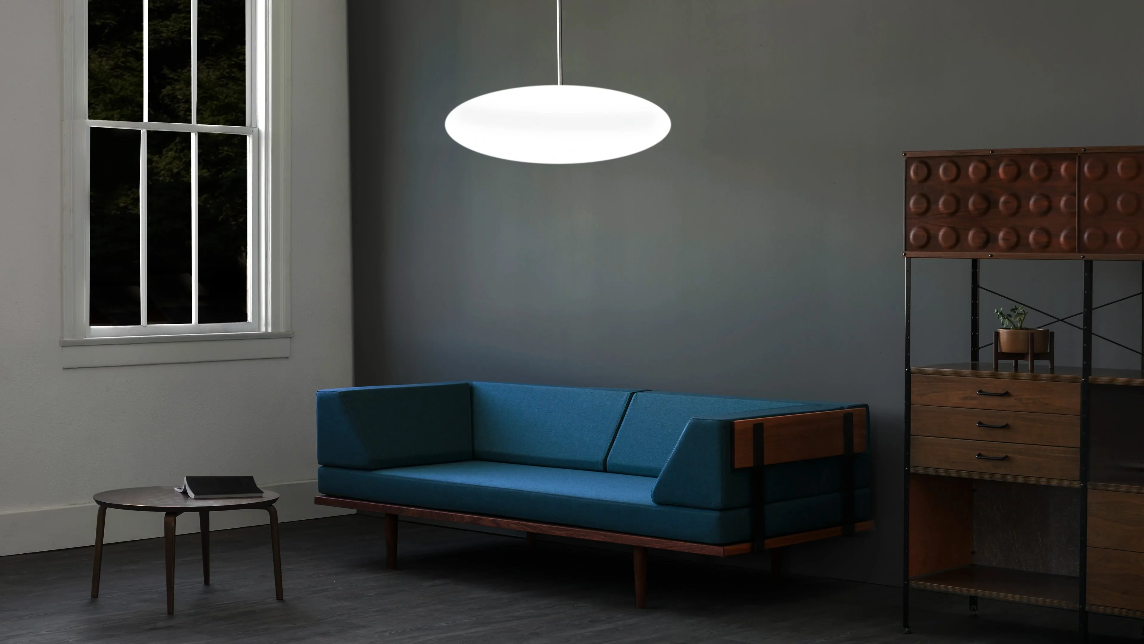 導入事​​例 Lighting® パールランプ - 楕円ペンダント