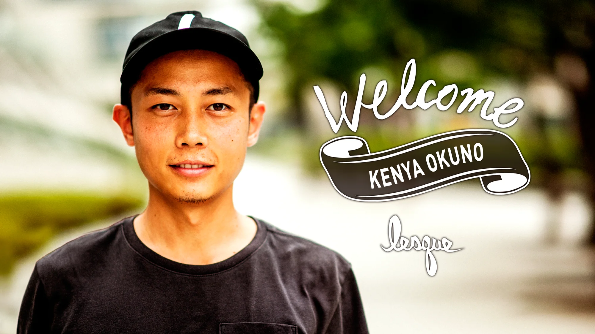 即決 KENYA OKUNO スケードボード スケボー レスケ LESQUE Yusuke Hanai × Kenya Okuno 花井祐介 コラボ