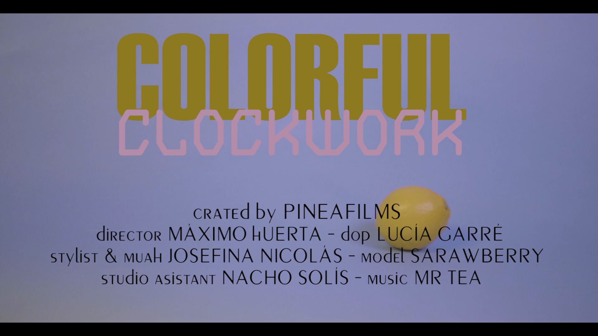 COLOURFUL CLOCKWORK