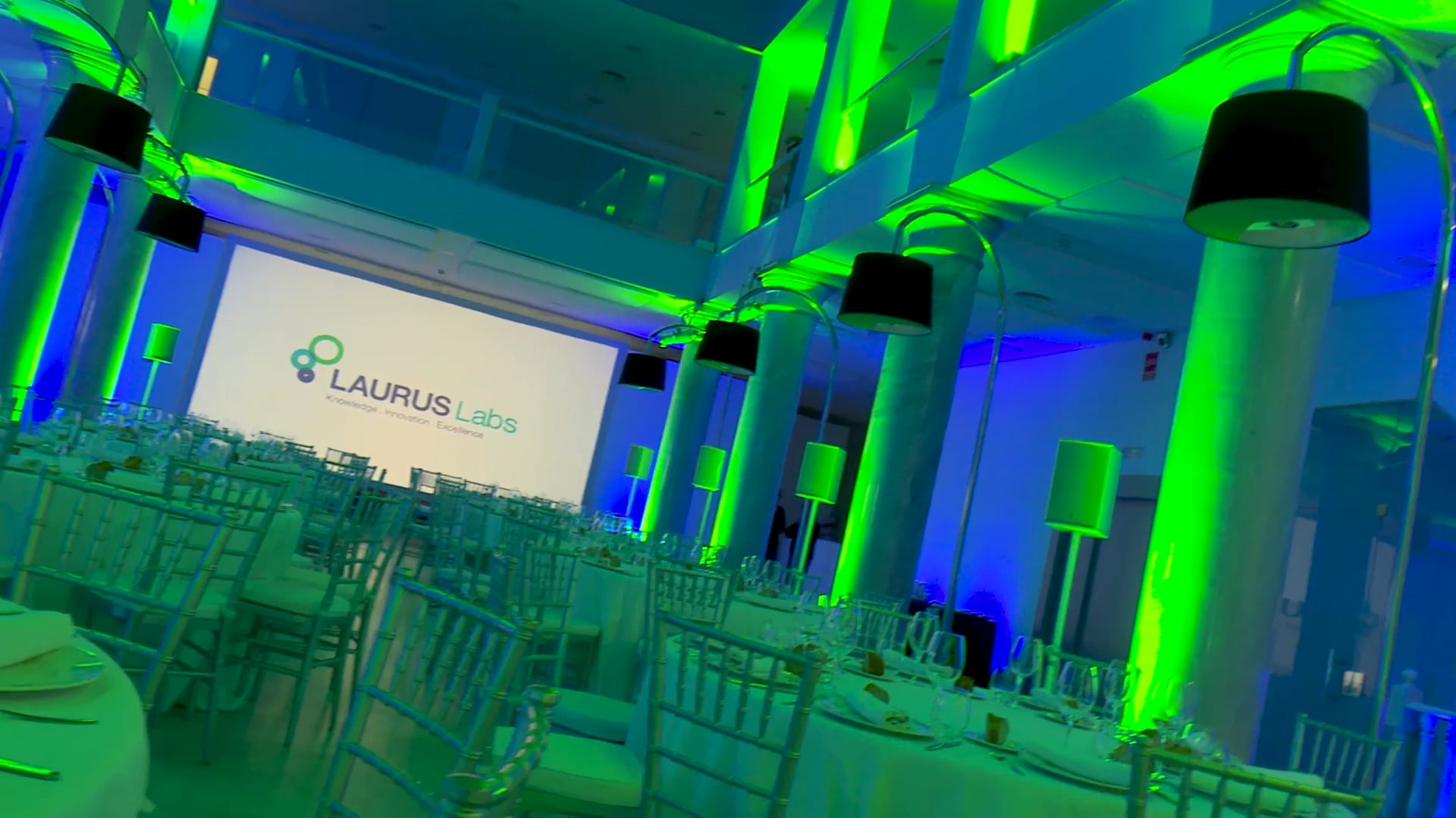 Lumentium´s "Tablemapper lamp" - Laurus mapping dinner