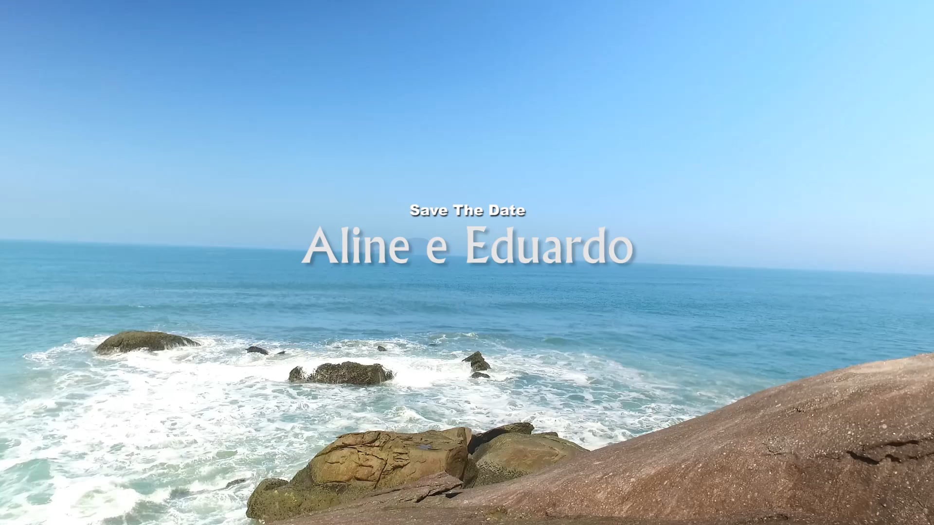 Save The Date Aline e Eduardo