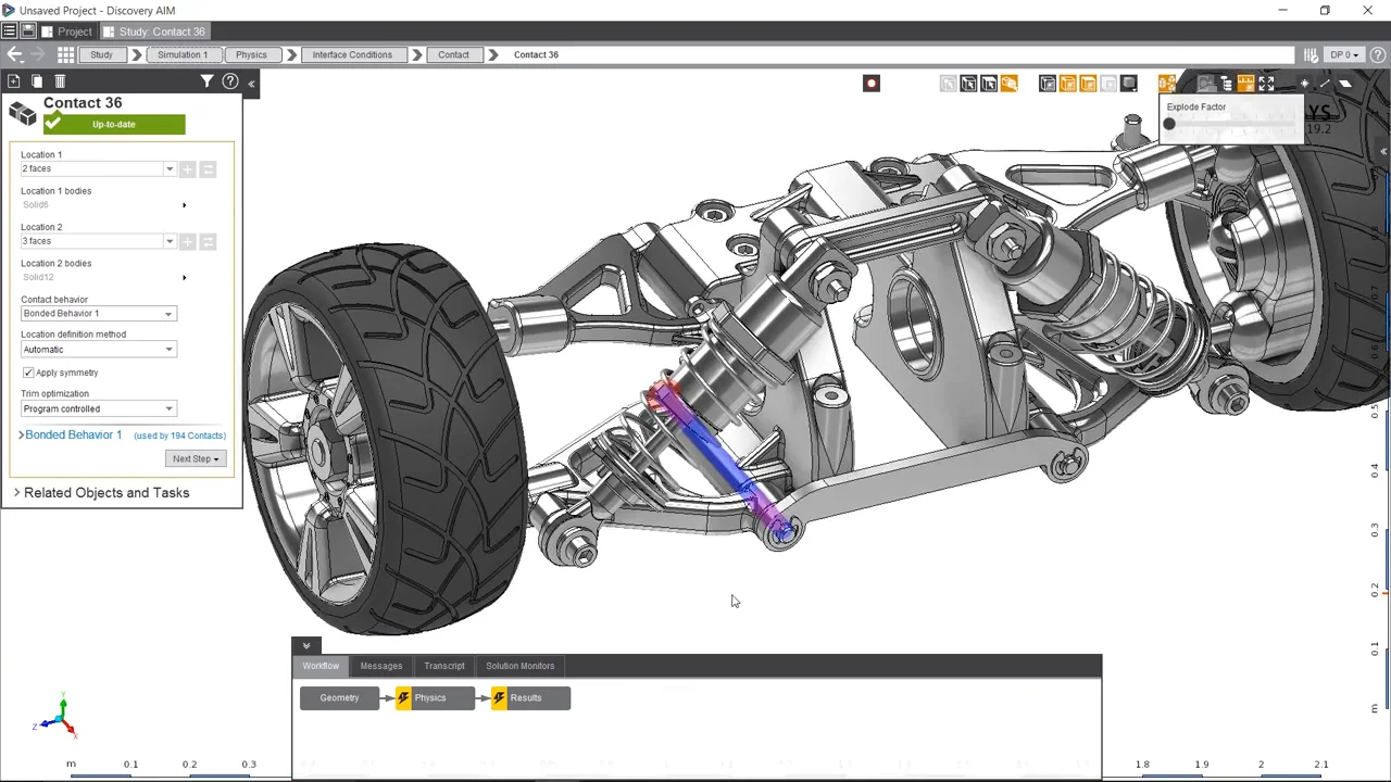 ANSYS Discovery AIM 19.2 Explode Views on Vimeo