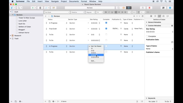 Tailor Projects Using Custom Metadata