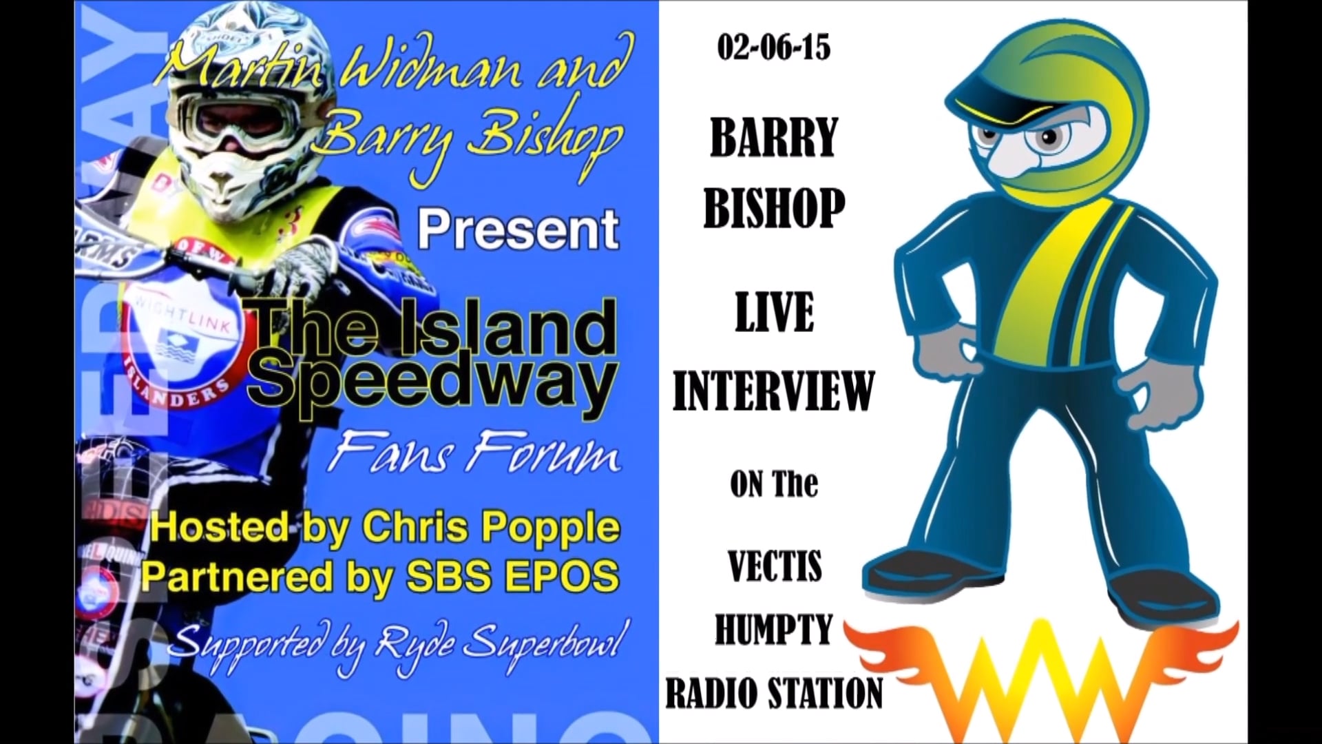 Barry Bishop Interview With Humpty On Vectis Radio : 02/06/2015