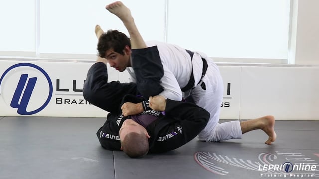 De La Riva to Knee Cut Pass Defense to Deep Half Guard to Side Control or Back Take