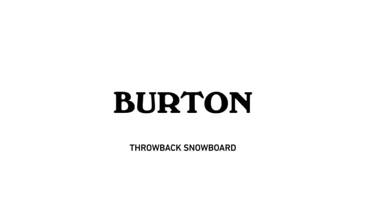 snowboard burton noir et blanc