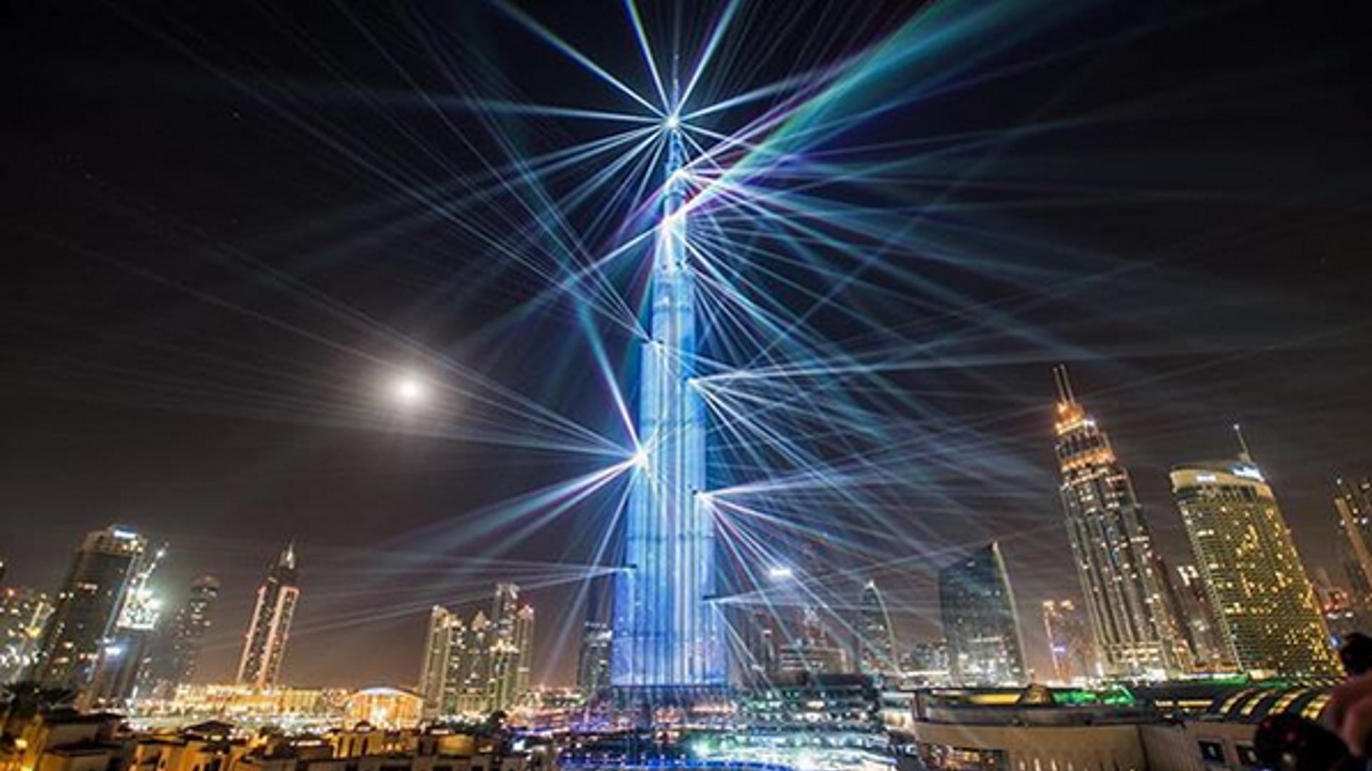 Burj Khalifa Live LED show