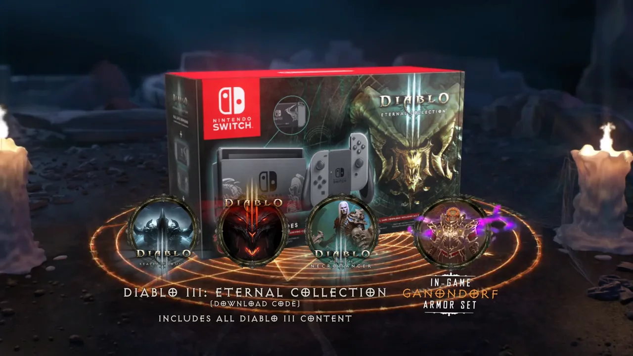 Nintendo switch diablo iii eternal collection clearance bundle