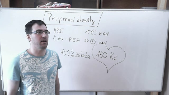 Kurz - Přijímací zkoušky na VŠE a ČZU