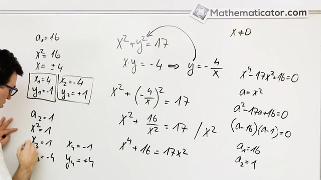 Soustava nelineárních rovnic 1
