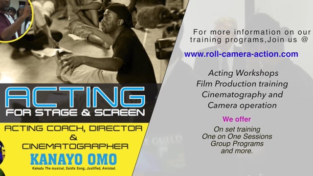 ACTING WORKSHOP - FOR SCREEN & STAGE - with Kanayo Omo