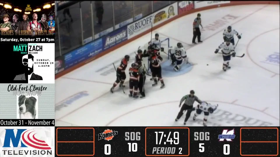 Komets Wings alternate highlights, Oct. 20, 2018 on Vimeo