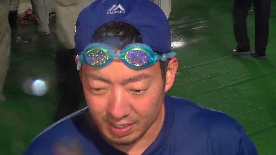 【祝勝会】ホークス・嘉弥真「もう1回ビールかけしたい」2018/10/21