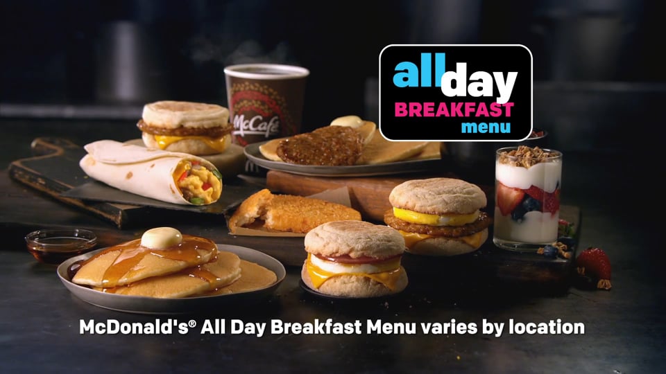 My Work: McDonald's "All Day Breakfast" National Television Commercial
