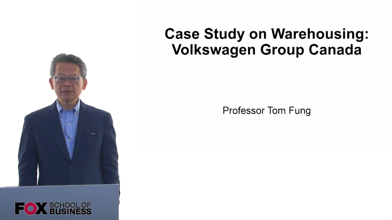 61155Case Study on Warehousing: Volkswagen Group Canada