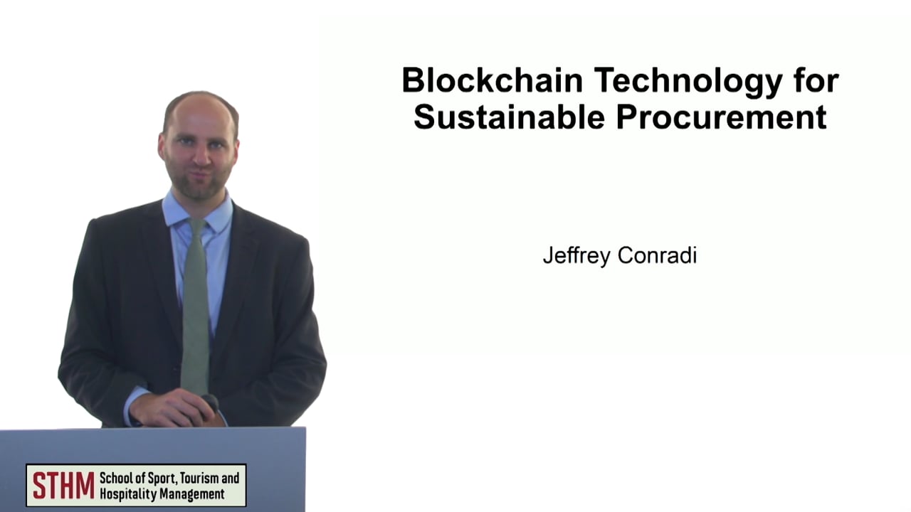BlockChain Technology for Sustainable Procurement