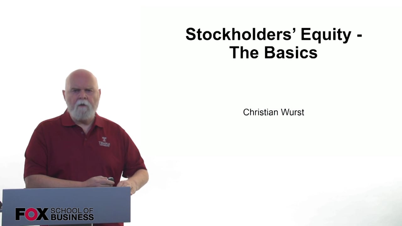 Stockholders Equity – The Basics