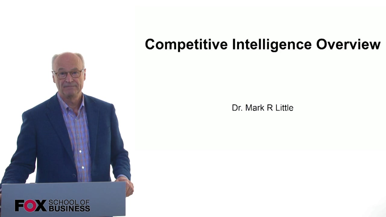 Competitive Intelligence Overview