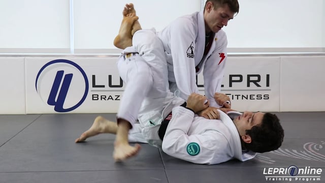 Armbar when Opponent Tries to Open the Closed Guard