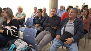 Primera conferència organitzada per la Cursa de la dona de l'Escala