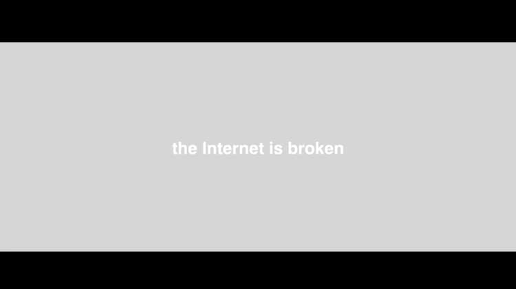 Internet Is Broken