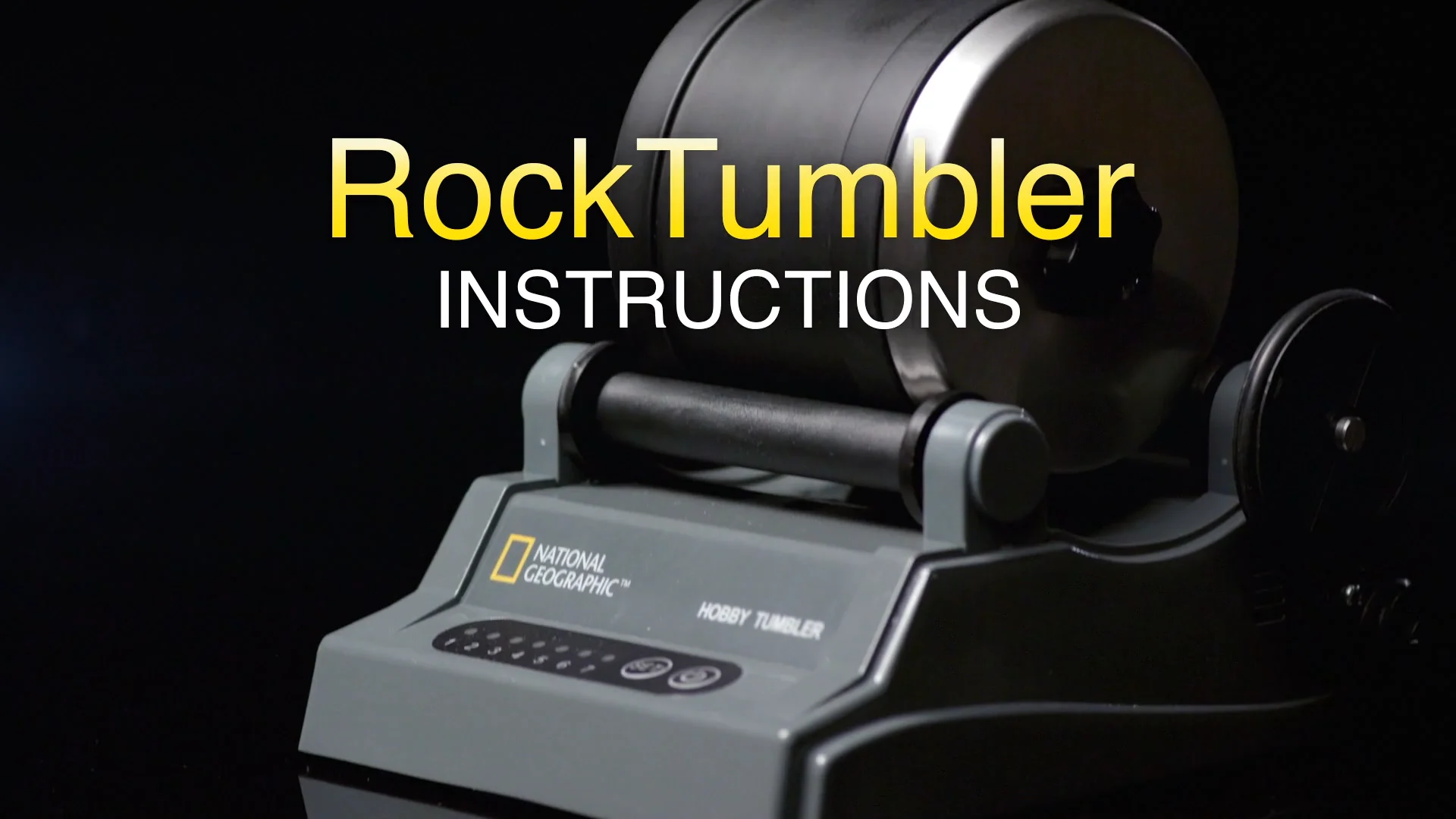 National Geographic Hobby Rock Tumbler Kit