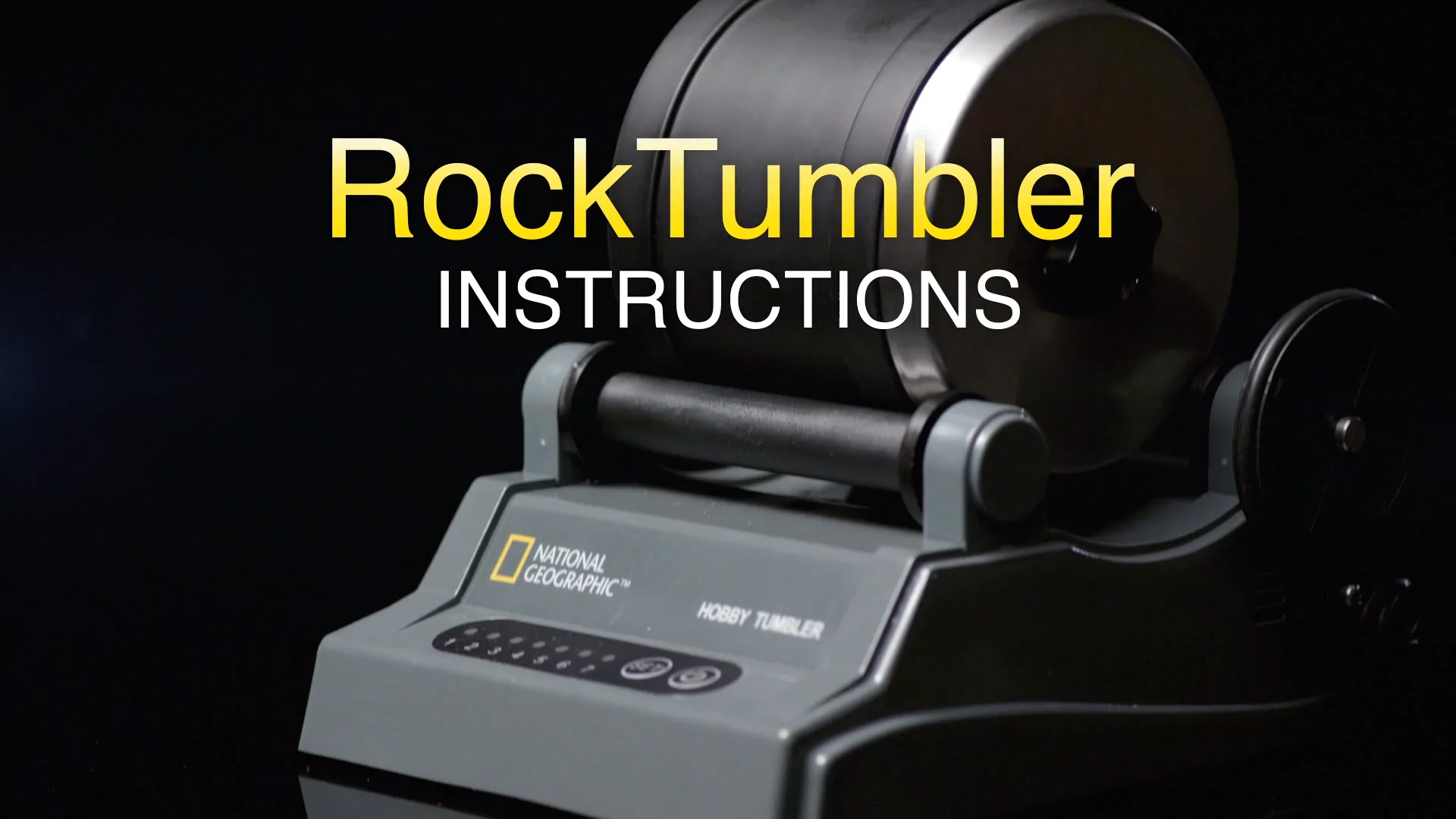 Rock Tumbler Instructions National Geographic on Vimeo