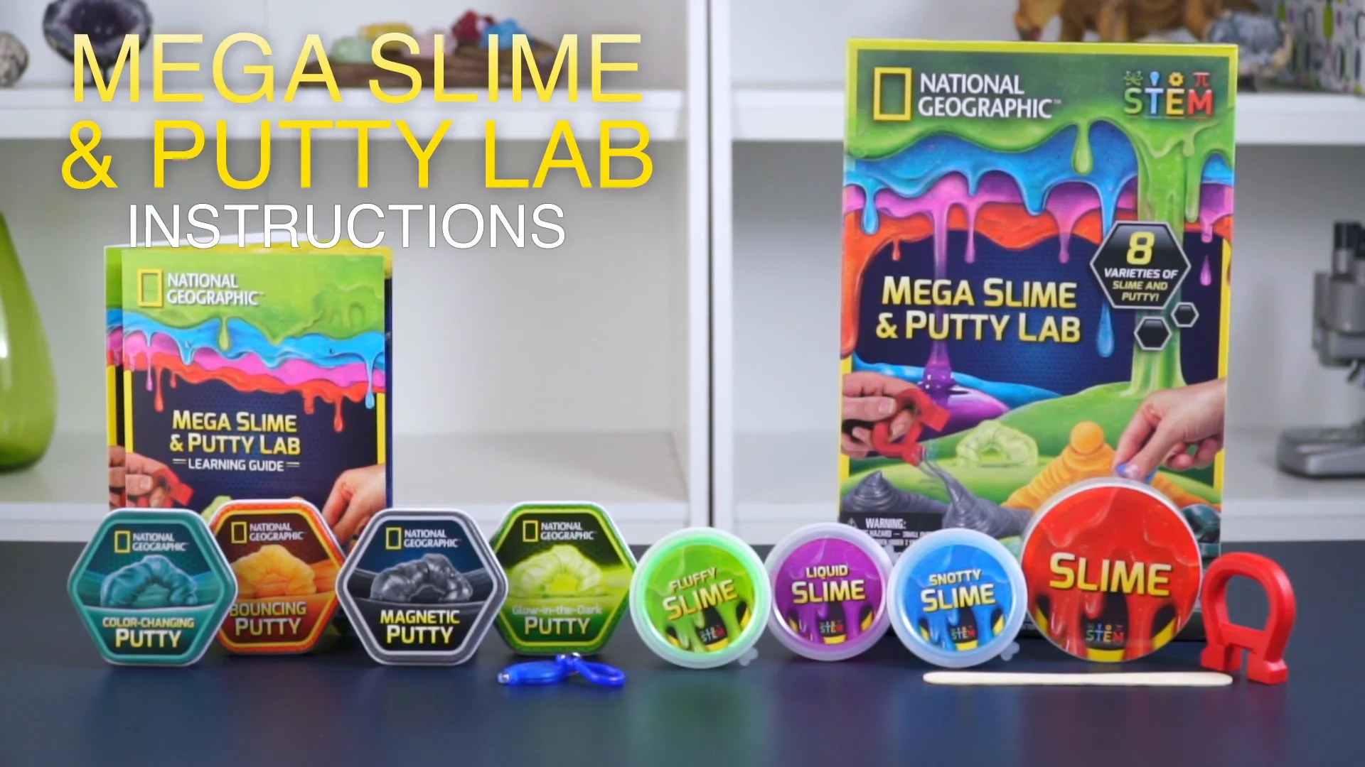 National geographic slime store and putty lab