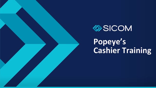 Popeye's POS Cashier Training on Vimeo